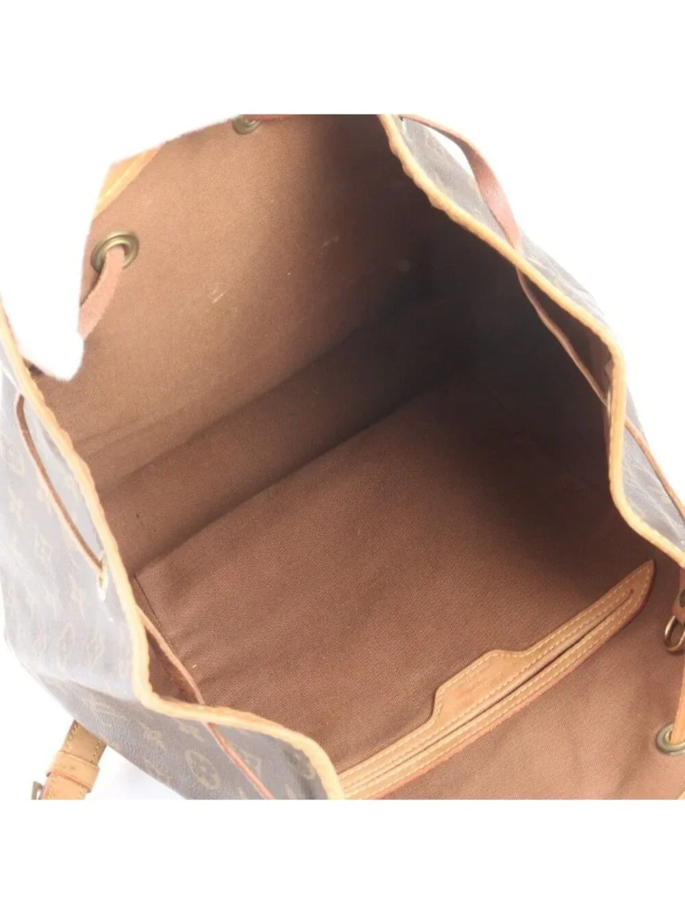 Louis Vuitton Monogram Montsouris GM Leather Backpack Shoulder Bag